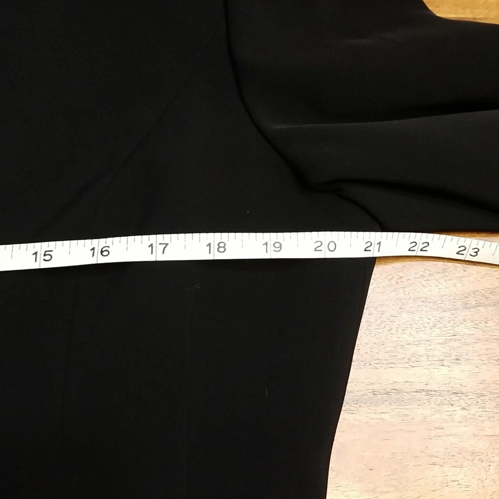 Beautiful Tahari ASL womens lined black suit jacket size 14 - Picture 5 of 6